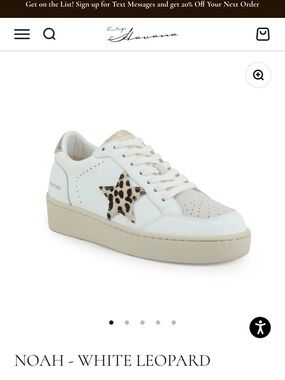 Vintage Havana white leopard Noah new in box